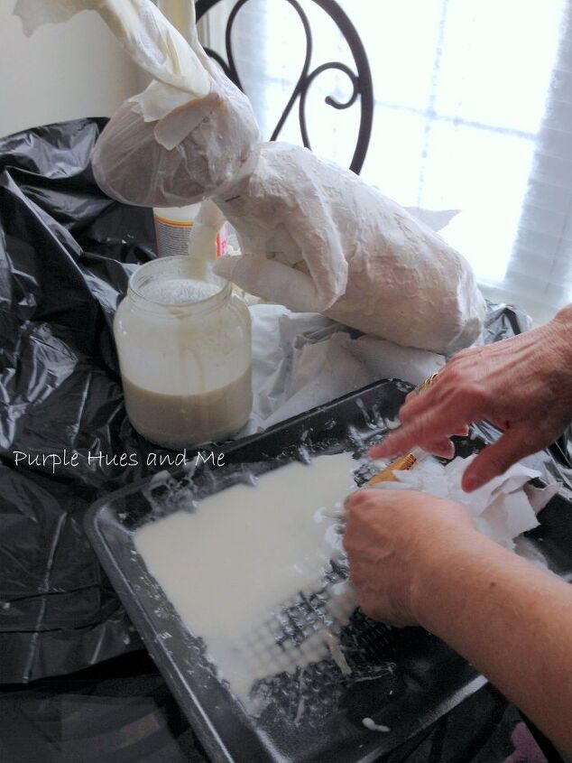 conejo de papel mach reciclado y decoupage, Creaci n de la mezcla para pegar