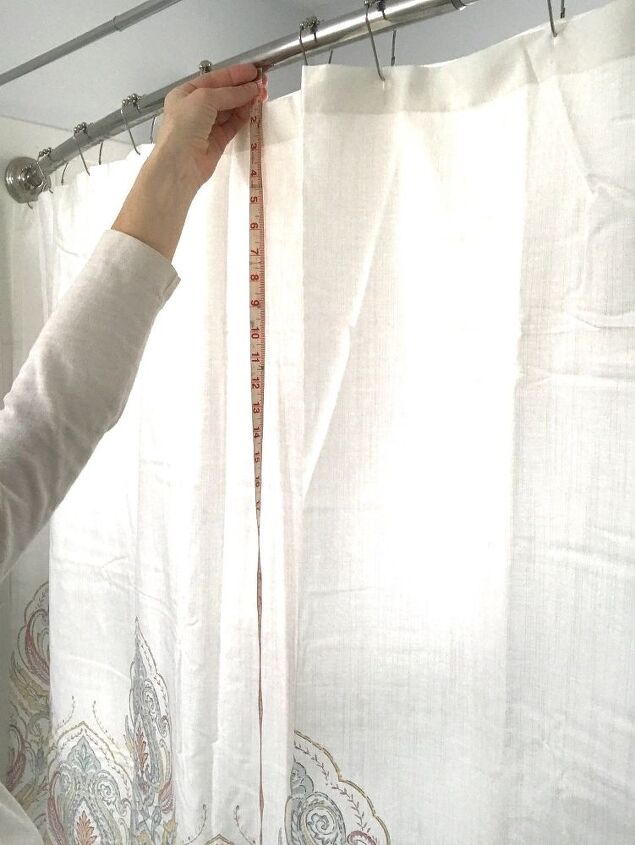 cenefa para cortina de ducha