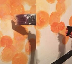 pared pintada con acuarela