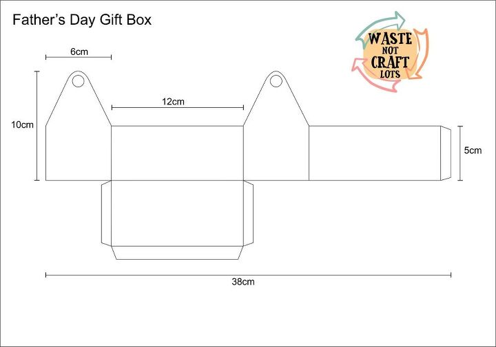 caixa de ferramentas de papelo caixa de presente de dia dos pais