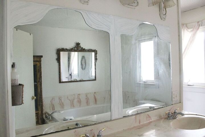 espejo de grado de constructor convertido en espejo trumeau