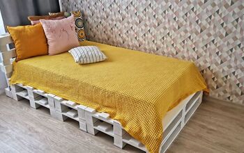  Estrutura de cama de paletes muito simples