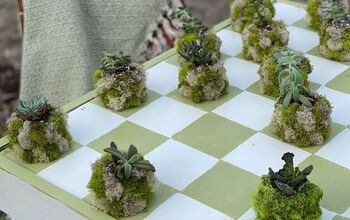 Mesa de tablero de ajedrez al aire libre
