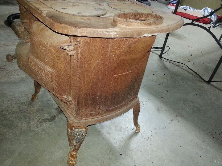 cmo restaurar una vieja estufa de lea de hierro fundido