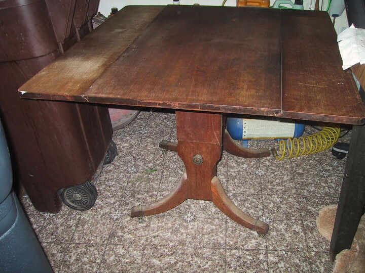 necesito ideas sobre qu hacer con las patas de latn oxidadas de una mesa que quiero