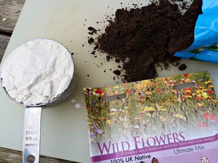 como fazer bombas de sementes de flores silvestres