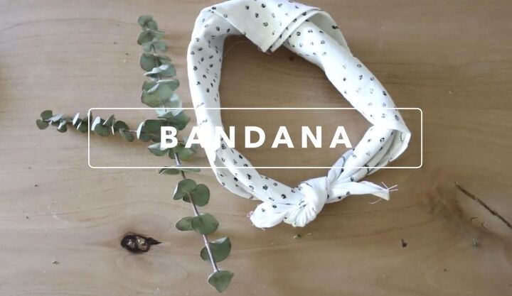 no slo para el bao proyectos de bricolaje de cortinas de ducha, DIY Bandana