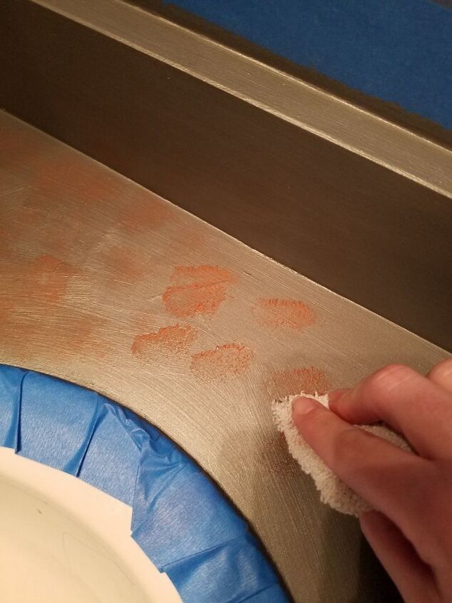 eu sempre quis pintar a bancada do meu banheiro