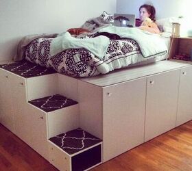 Cómo construir una cama de plataforma IKEA Hack DIY |