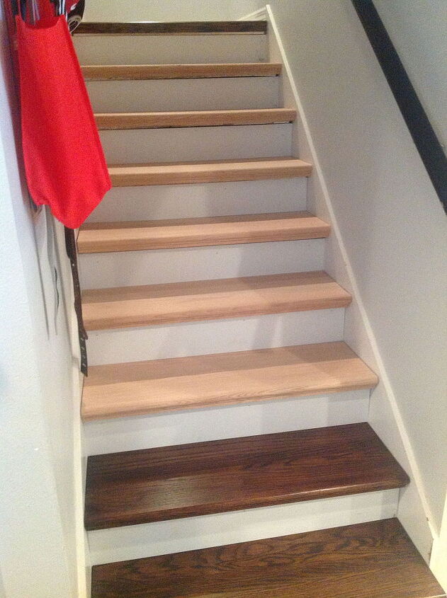 de la alfombra a las escaleras de madera redo cheater version, A ada contrahuellas