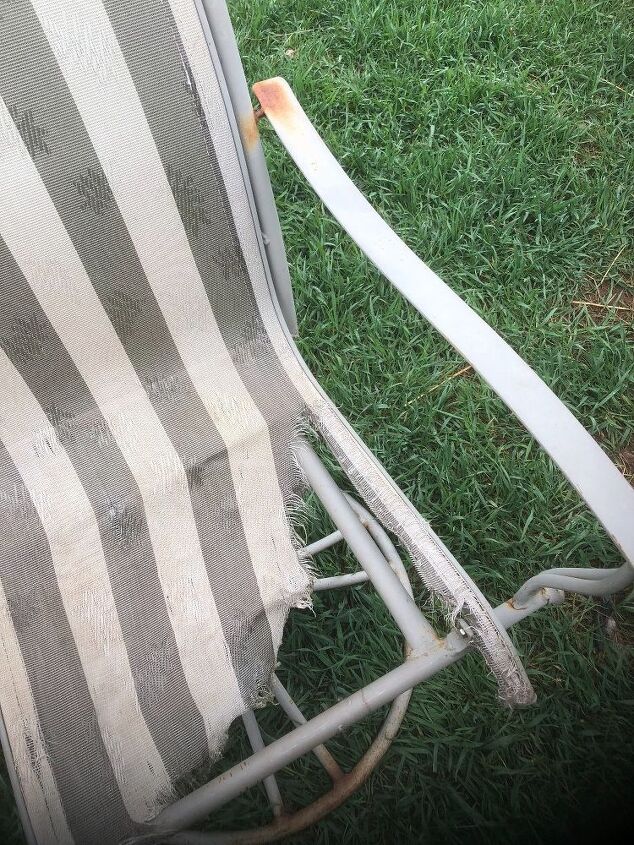 rescate de una silla de patio rota