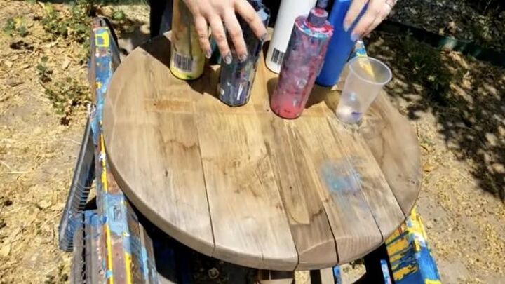 transformar la madera con pintura acrlica, Preparar la madera
