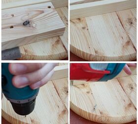 cmo hacer una mesa flotante con ilusin ptica, Piezas de madera