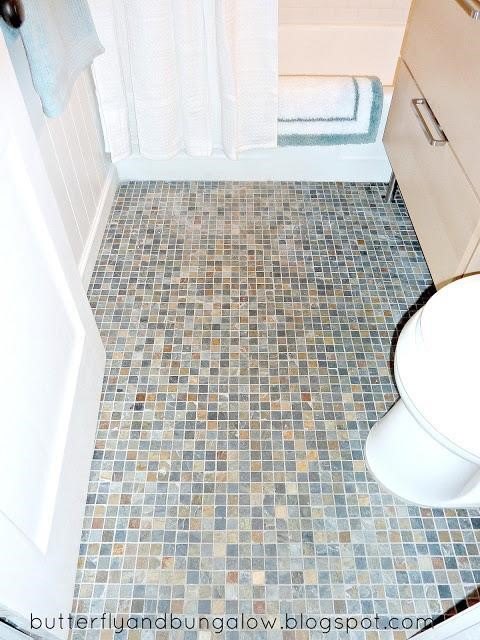 lindas ideias de azulejos para banheiro que vo fazer voc querer renovar, Piso f cil de fazer S