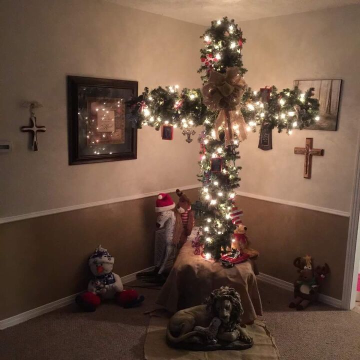Cruz de árvore de Natal para o Natal | Hometalk