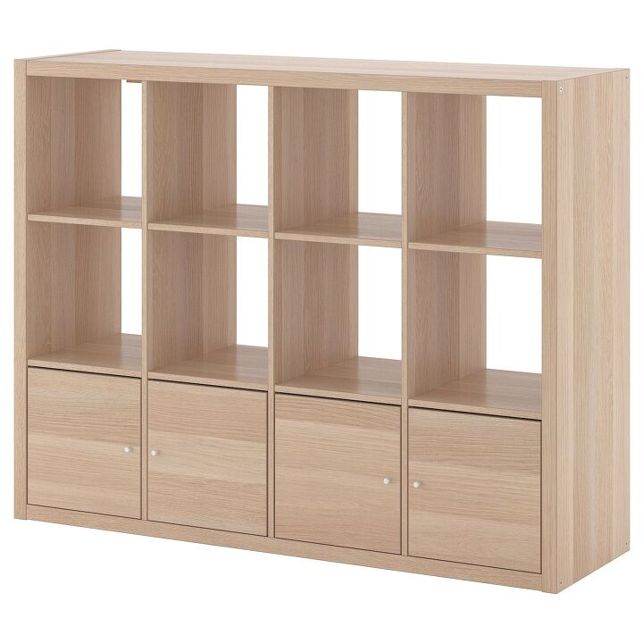 Imágenes de estantes tipo Kallax.¿Se pueden poner estanterías Kallax de Ikea en la pared?